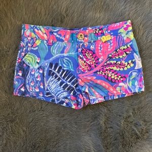 Lilly Pulitzer Girls Multi Colored Shorts SZ 7